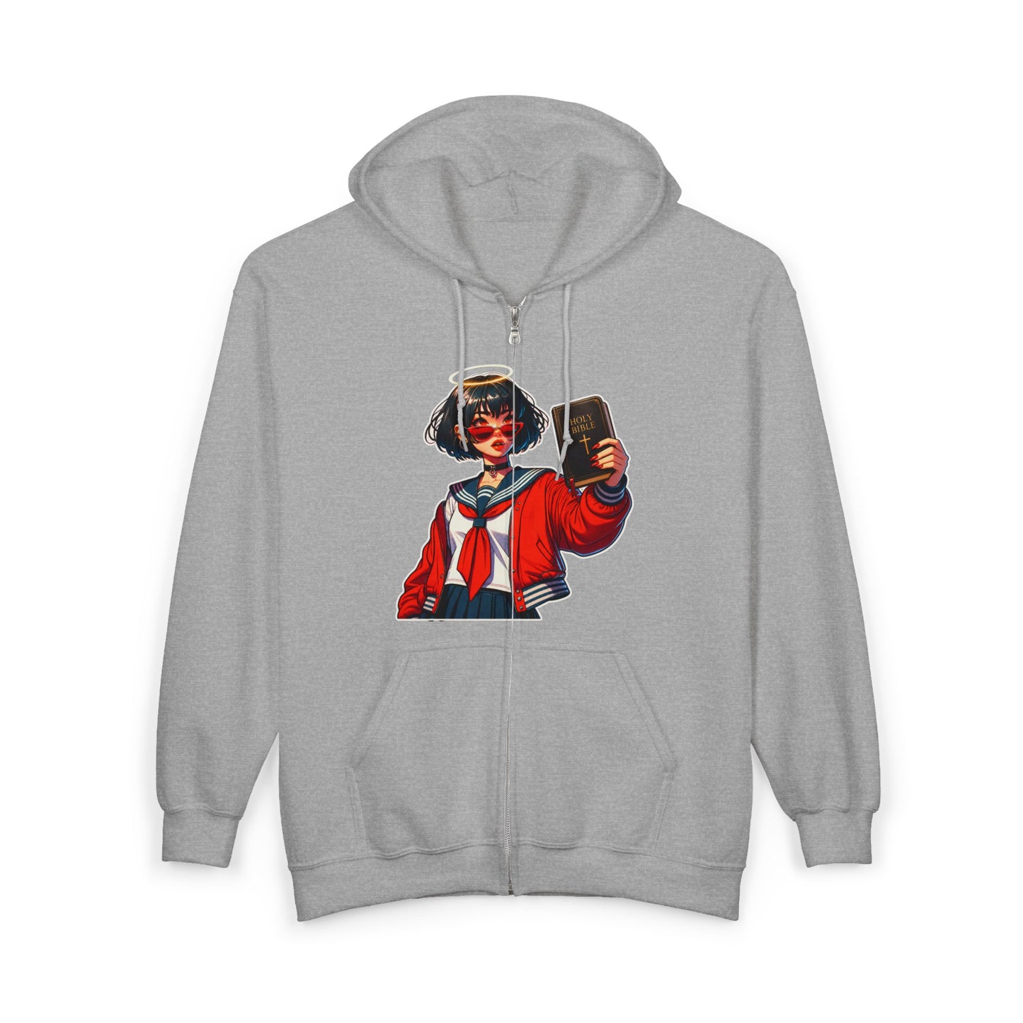 Bible Halo - Unisex Zip Hoodie