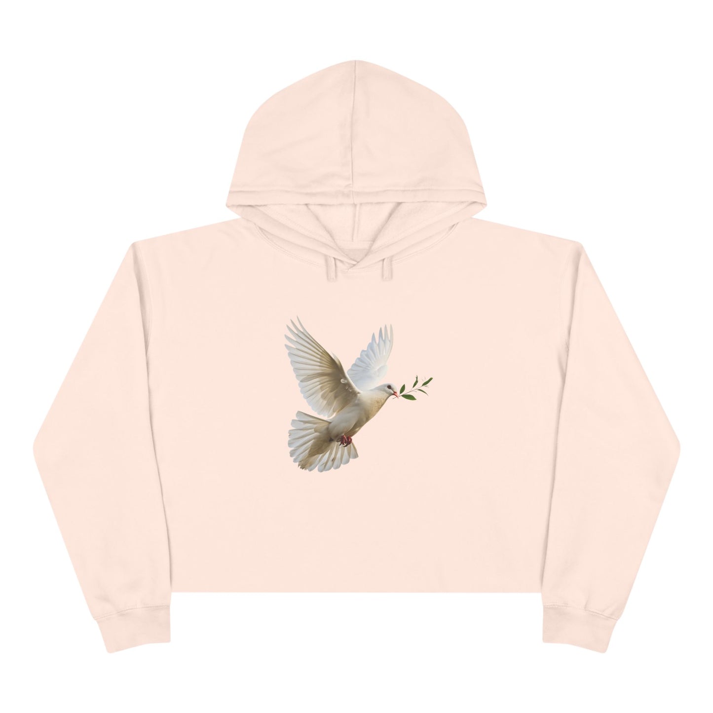 Olive Leaf - Crop Hoodie