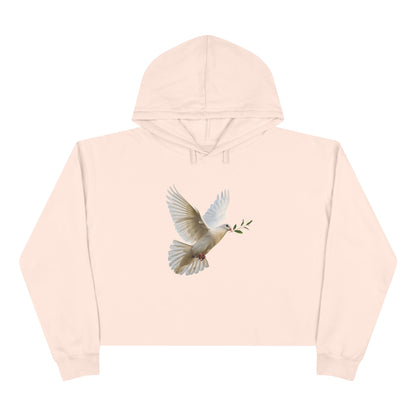 Olive Leaf - Crop Hoodie