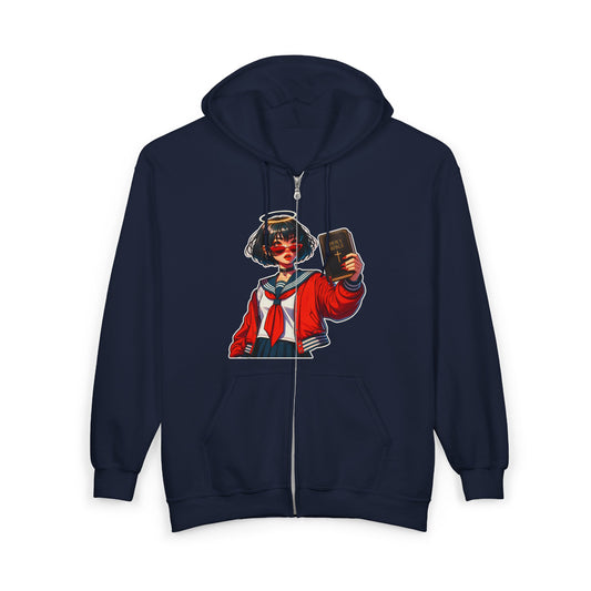 Bible Halo - Unisex Zip Hoodie