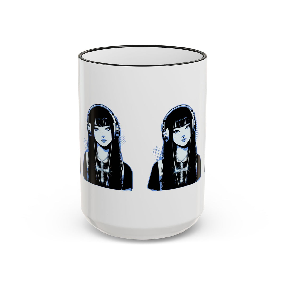 Faith on Blast - Accent Rim & Handle Mug (11oz, 15oz)