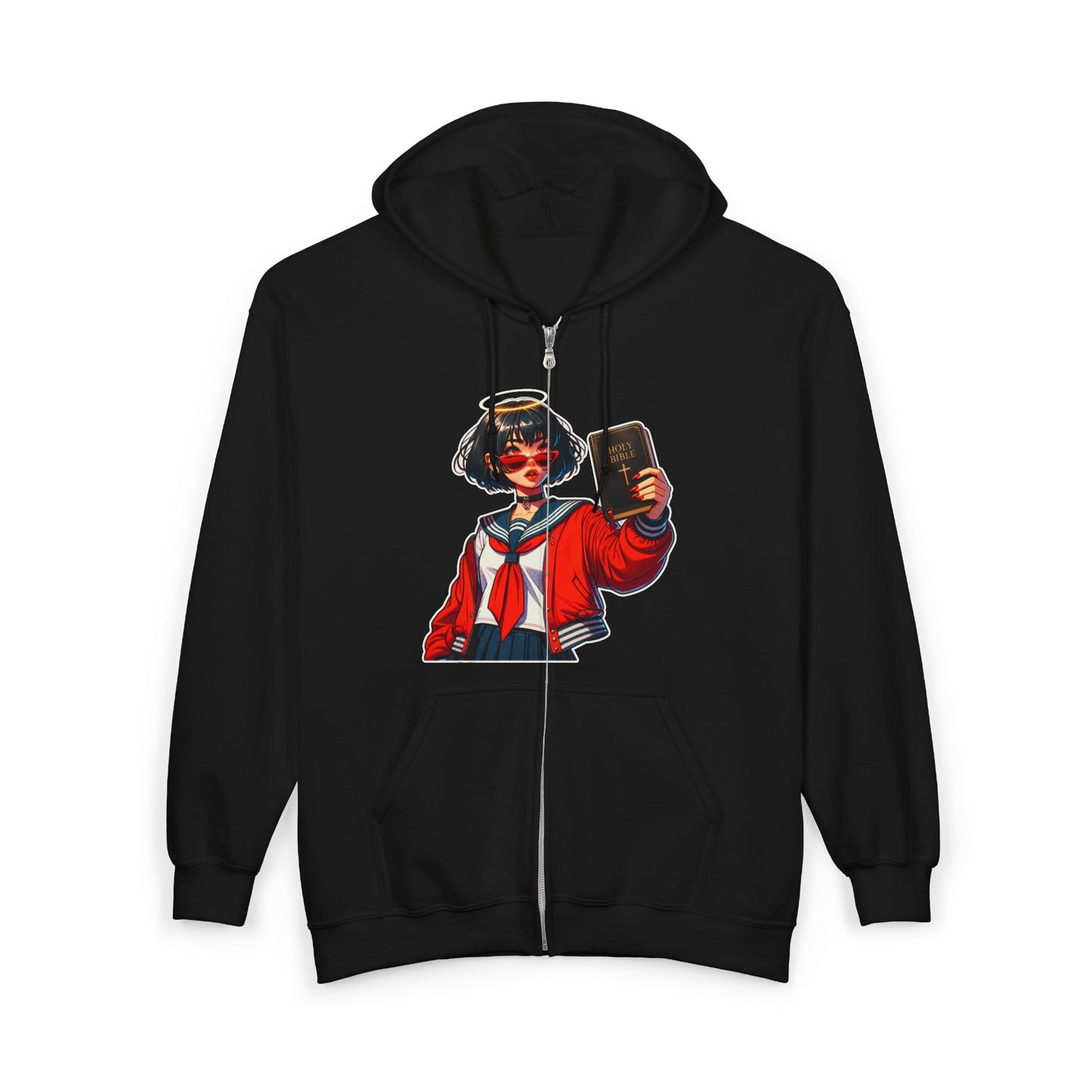 Bible Halo - Unisex Zip Hoodie