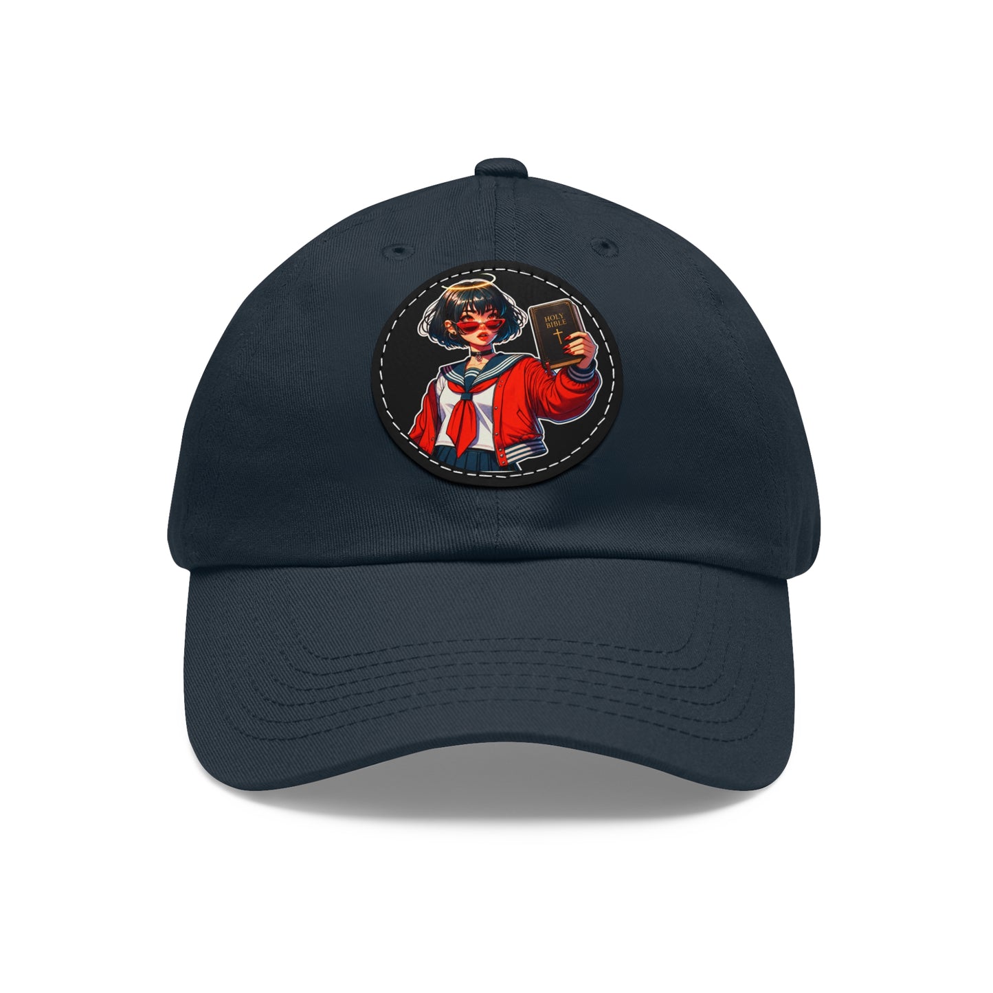 BIble Halo - Leather Patch (Round) Hat