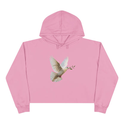 Olive Leaf - Crop Hoodie