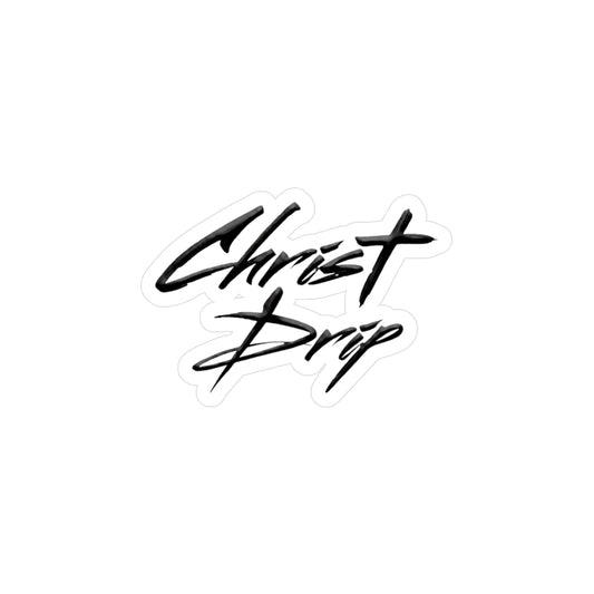 Christ Drip -Cut Vinyl Decal