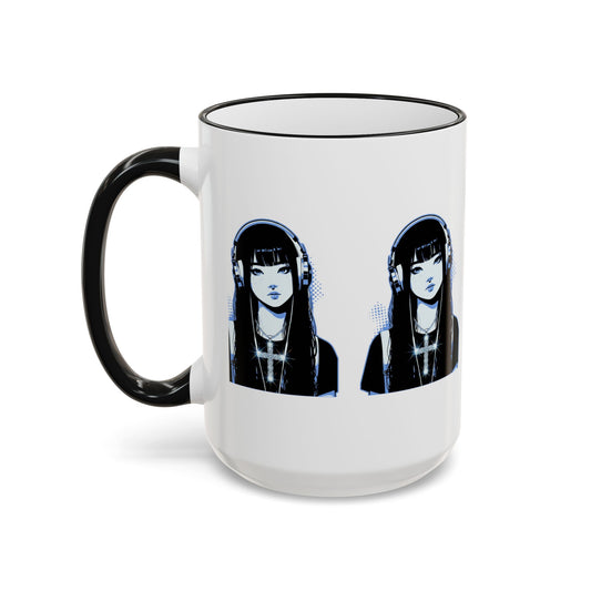 Faith on Blast - Accent Rim & Handle Mug (11oz, 15oz)
