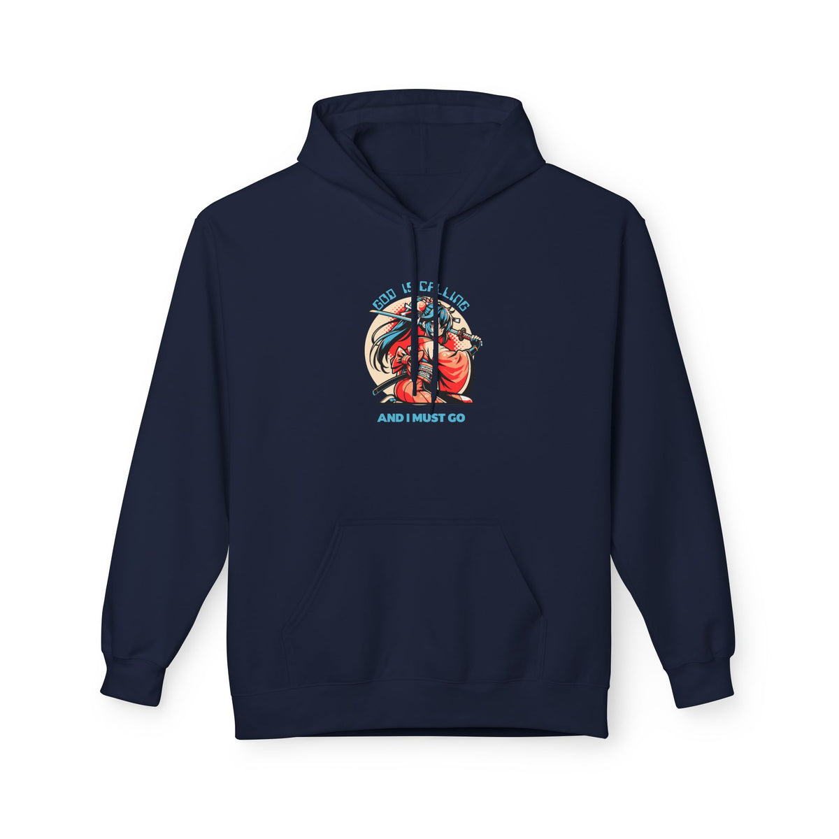 Divine Call Samurai  - Unisex Fleece Hoodie