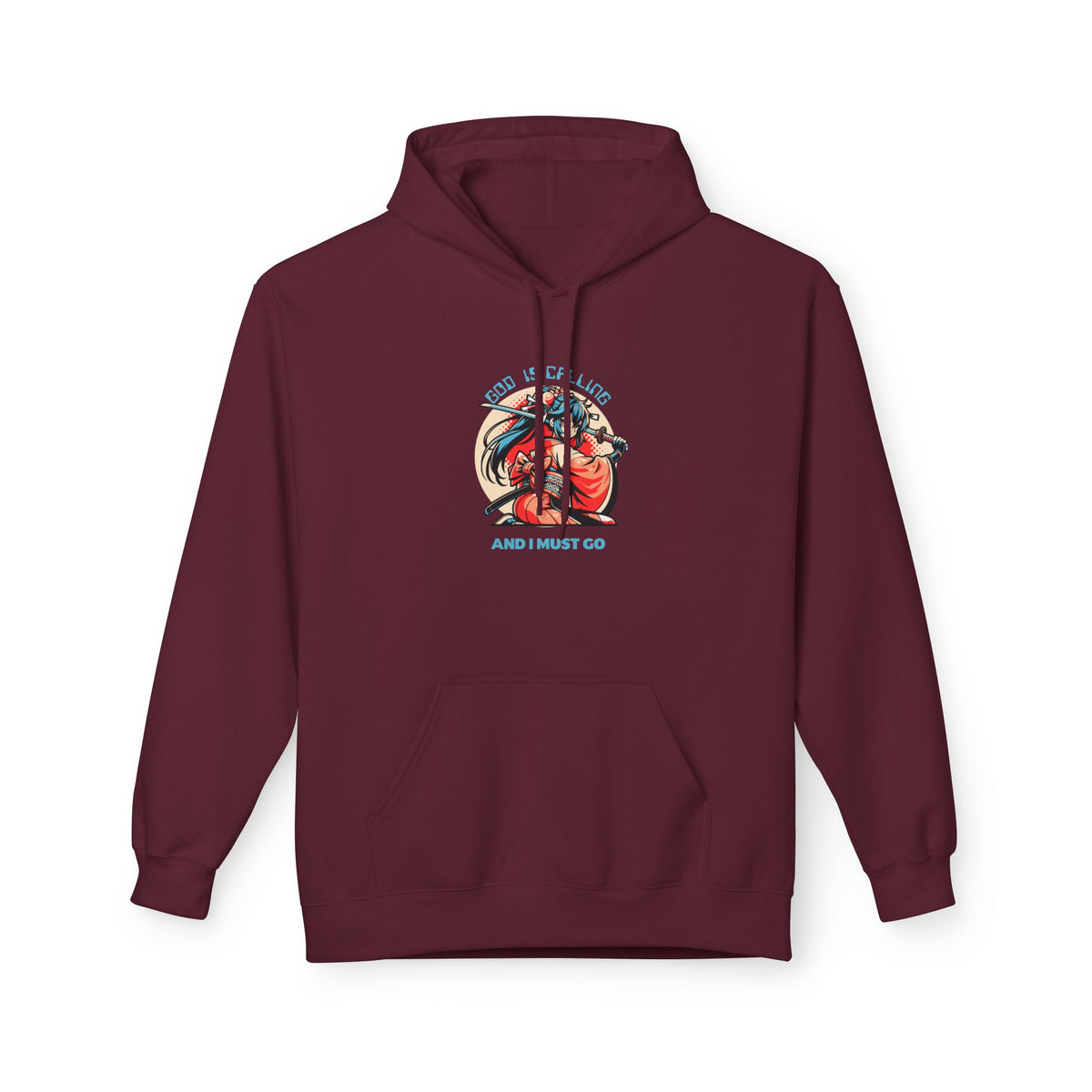 Divine Call Samurai  - Unisex Fleece Hoodie