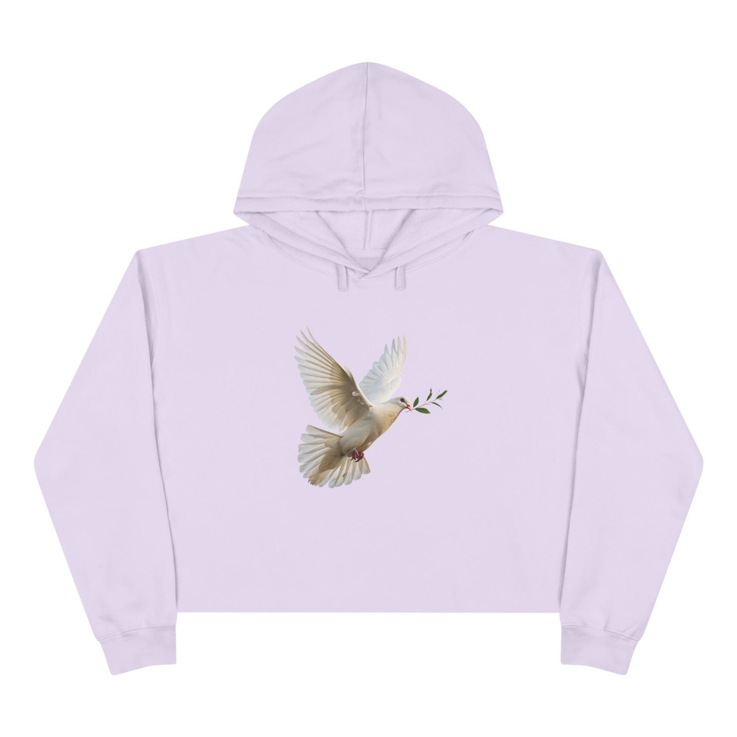 Olive Leaf - Crop Hoodie