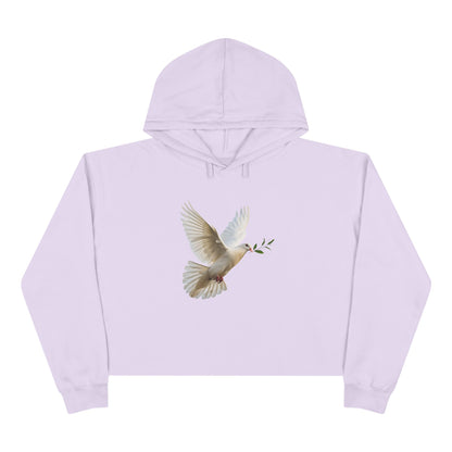 Olive Leaf - Crop Hoodie
