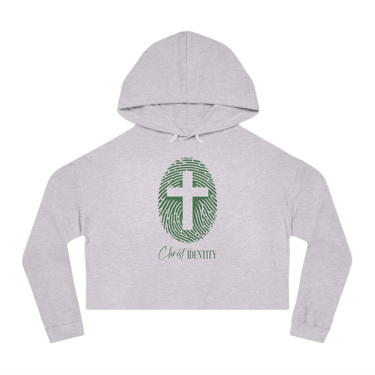 Faithprint - Cropped Hoodie