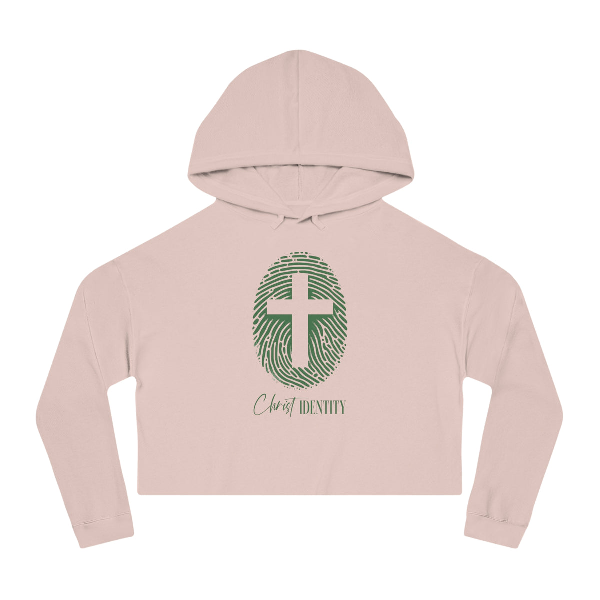 Faithprint - Cropped Hoodie